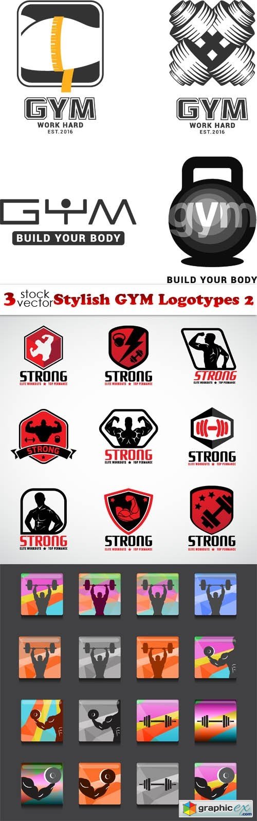 Stylish GYM Logotypes 2