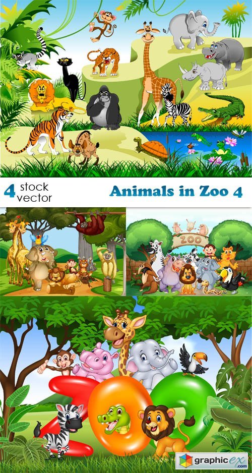 Animals in Zoo 4