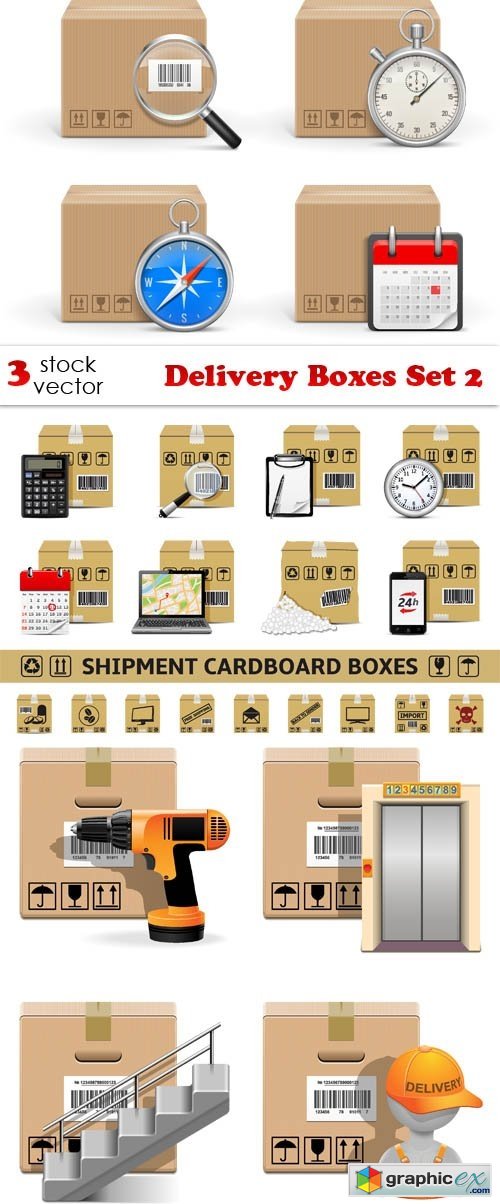 Delivery Boxes Set 2