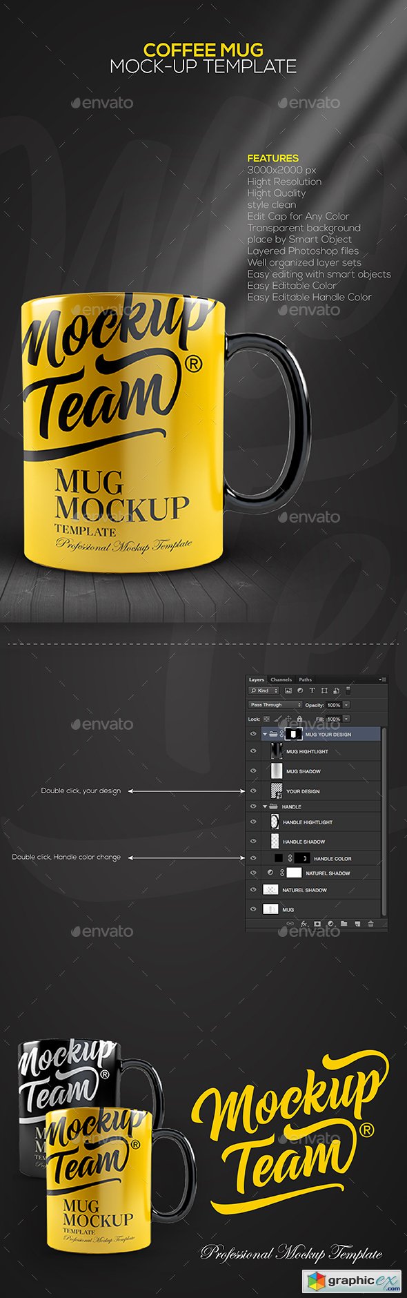 Coffee Mug Mock-up Template