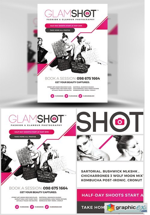 Glamshot Photographers Flyer Template