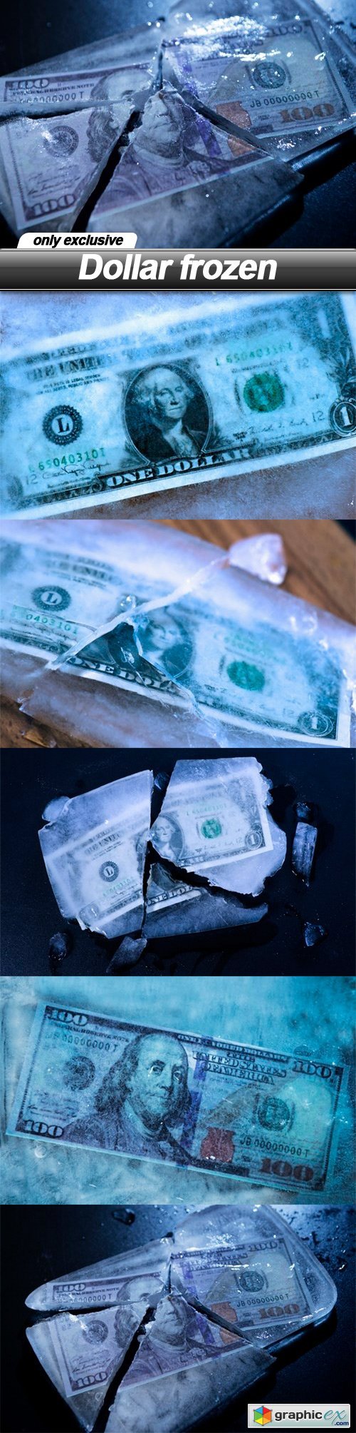 Dollar frozen - 6 UHQ JPEG