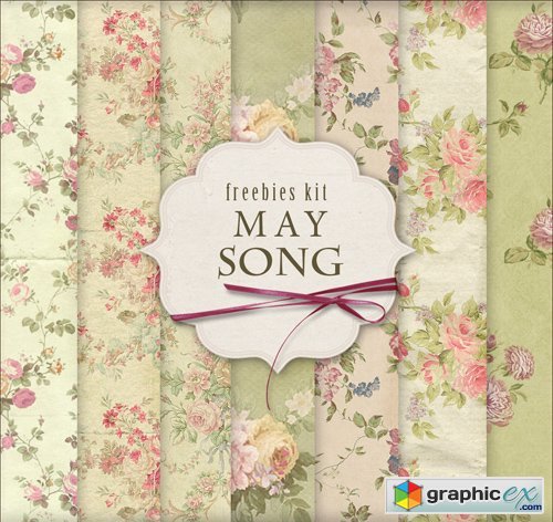 Flower Background Textures - May Song