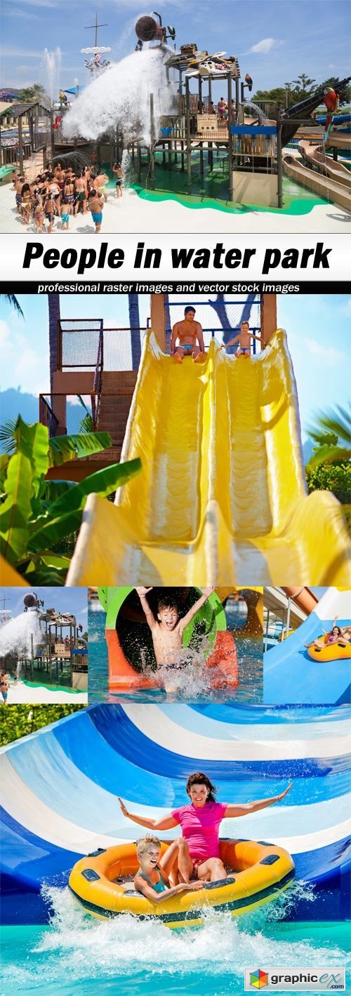 People in water park - 5 UHQ JPEG