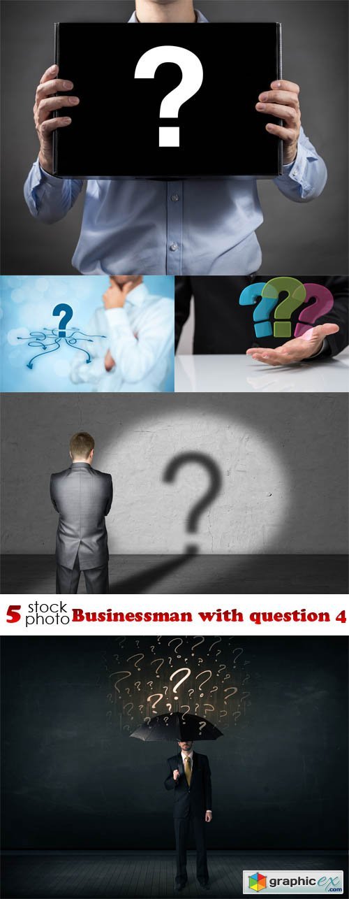 Photos - Businessman with question 4