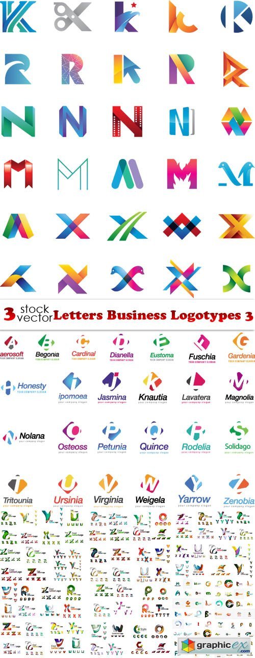 Letters Business Logotypes 3