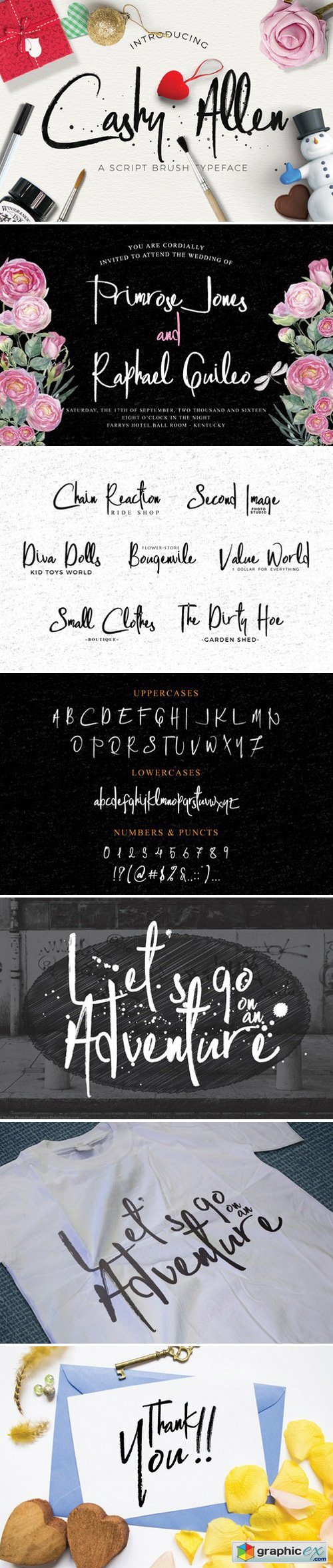Cashy Allen Typeface