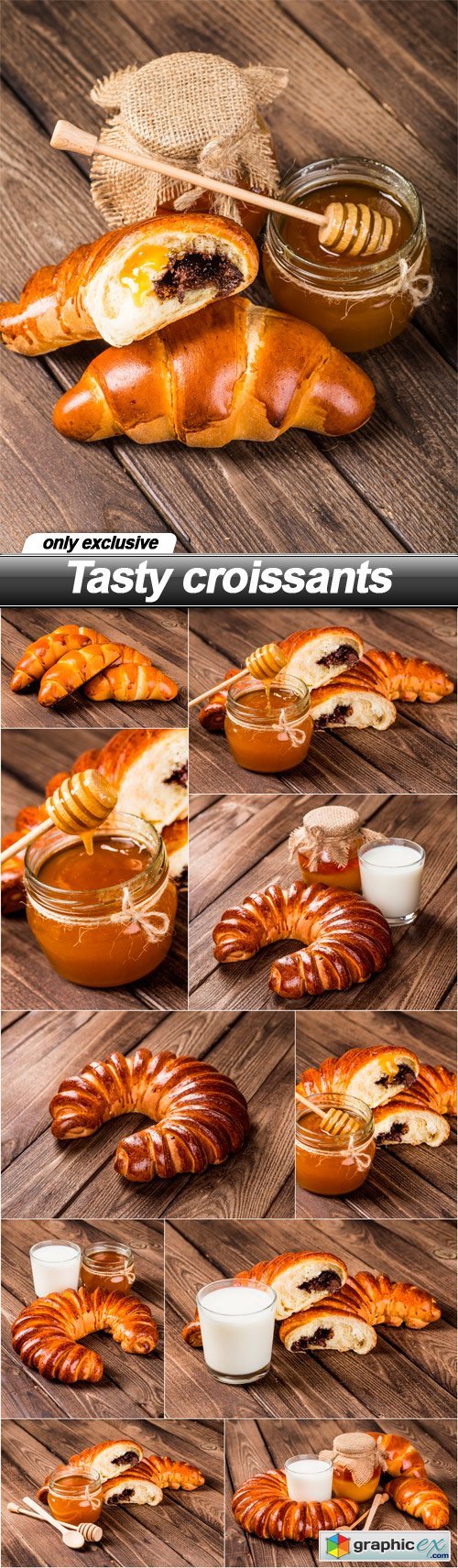 Tasty croissants - 11 UHQ JPEG