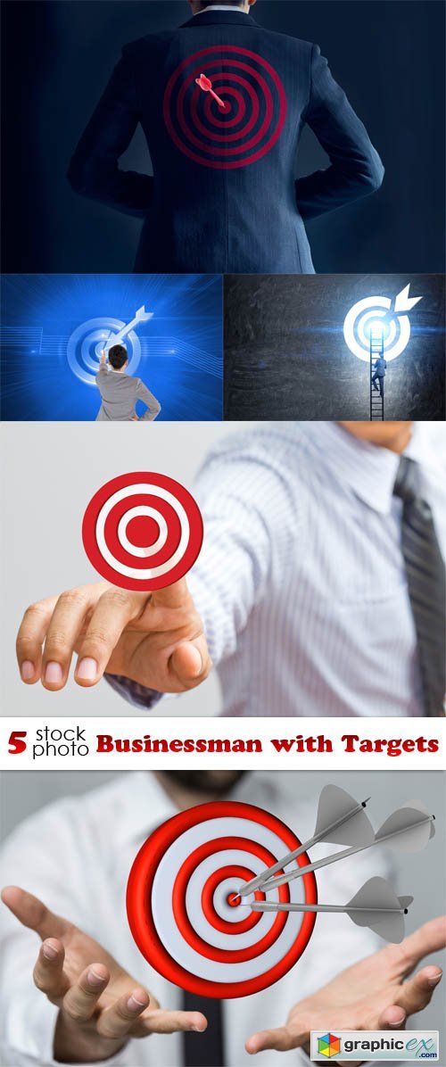 Photos - Businessman with Targets