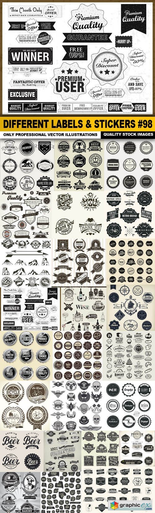 Different Labels & Stickers #98