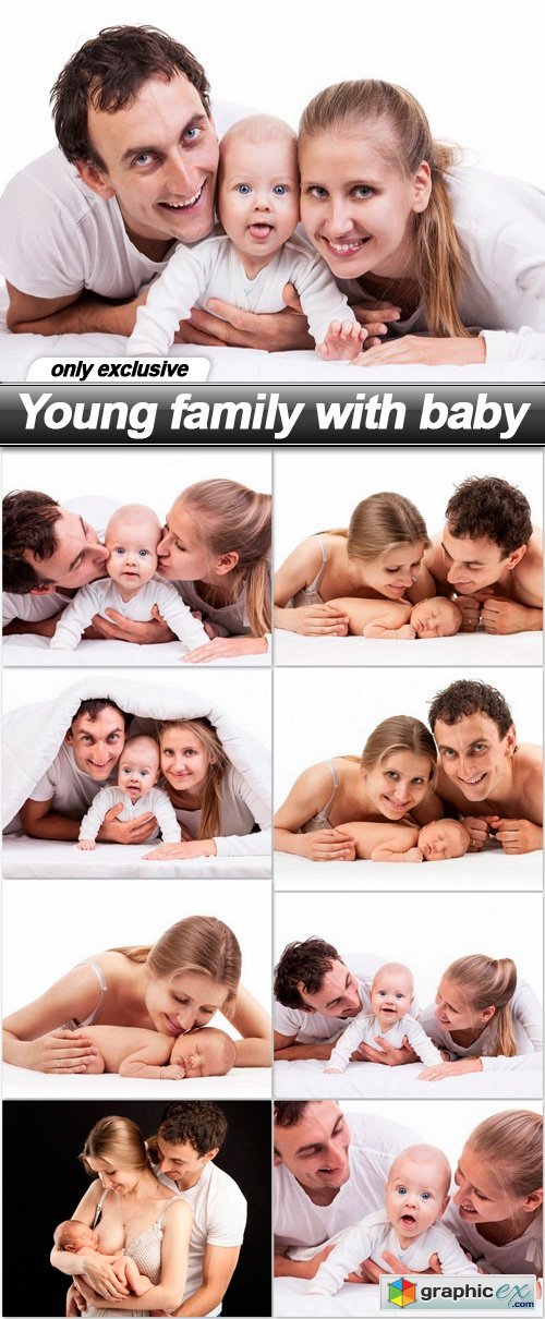 Young family with baby - 9 UHQ JPEG