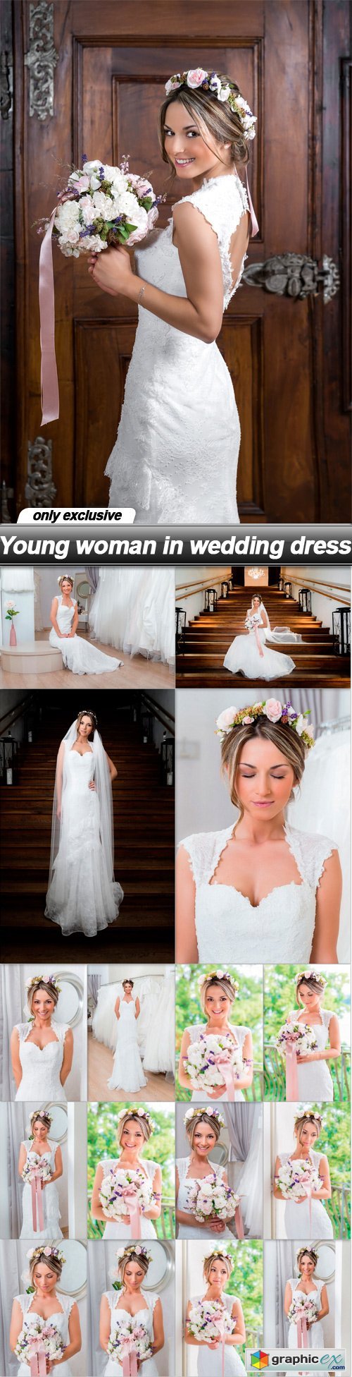 Young woman in wedding dress - 17 UHQ JPEG