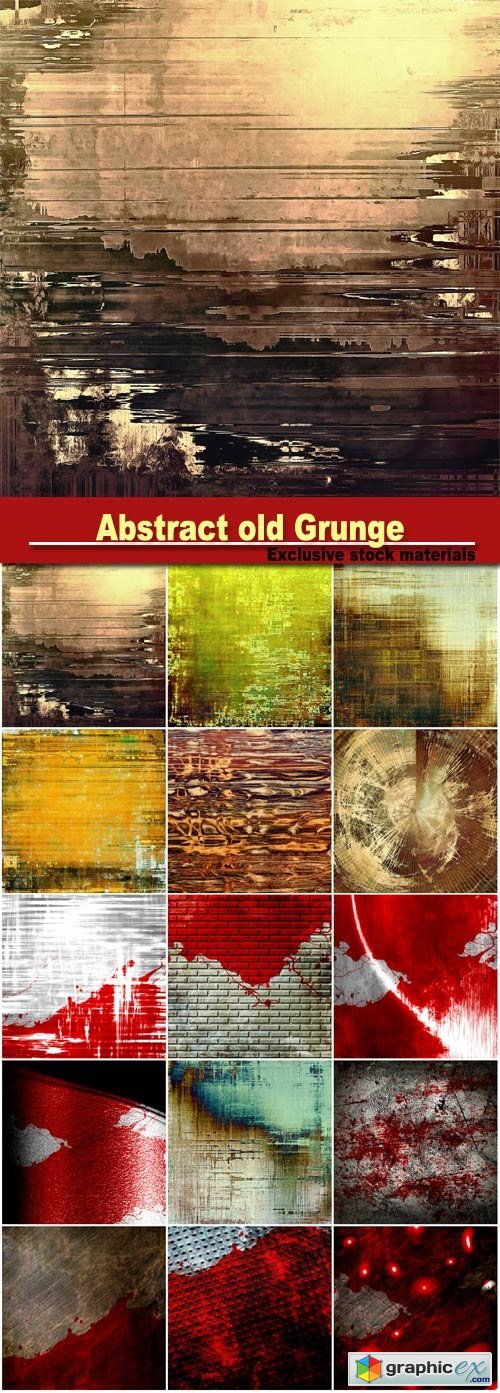Abstract backgrounds old Grunge