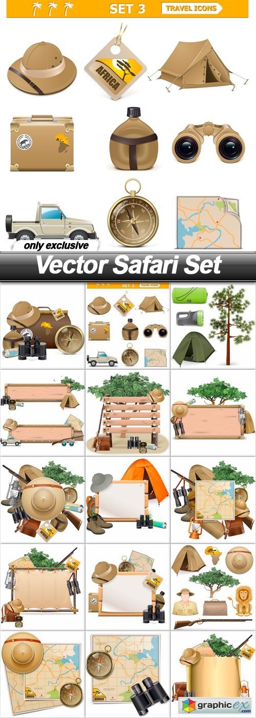 Safari Set - 15 EPS