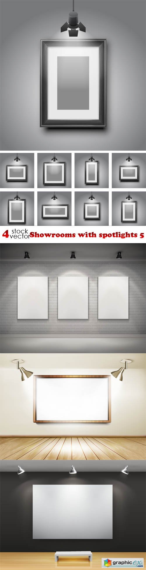 Showrooms with spotlights 5