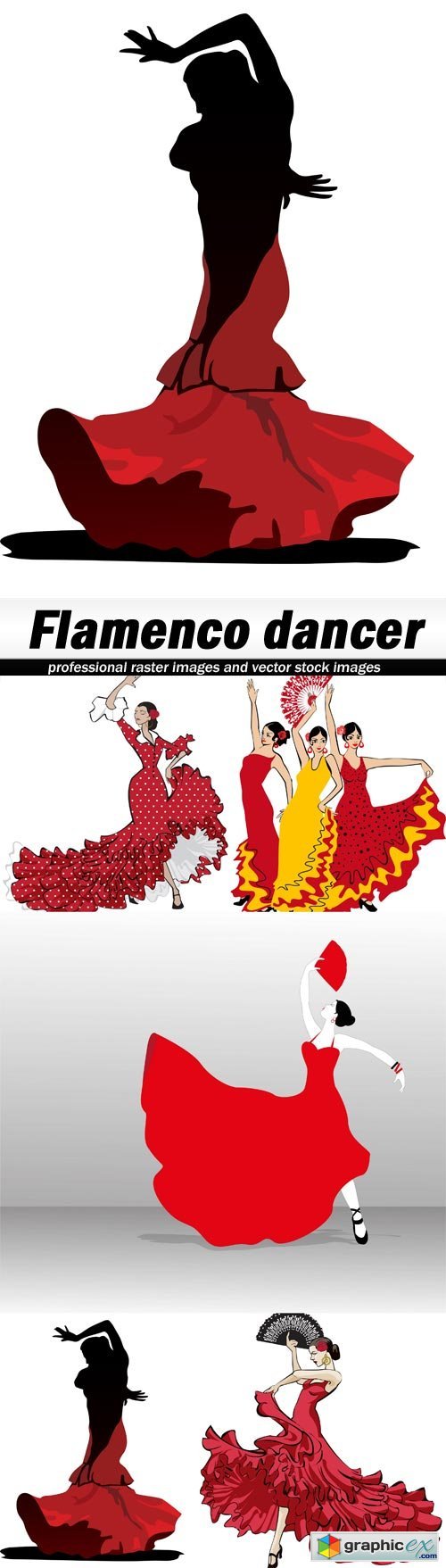 Flamenco dancer - 5 EPS