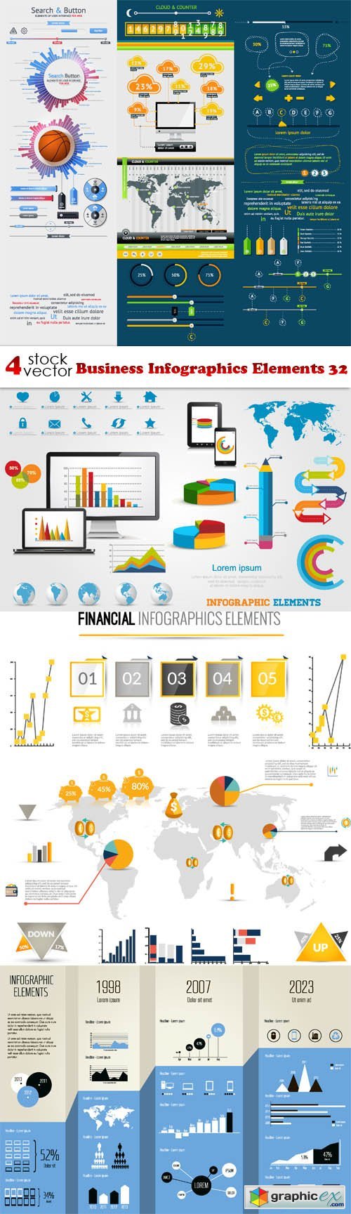 Business Infographics Elements 32