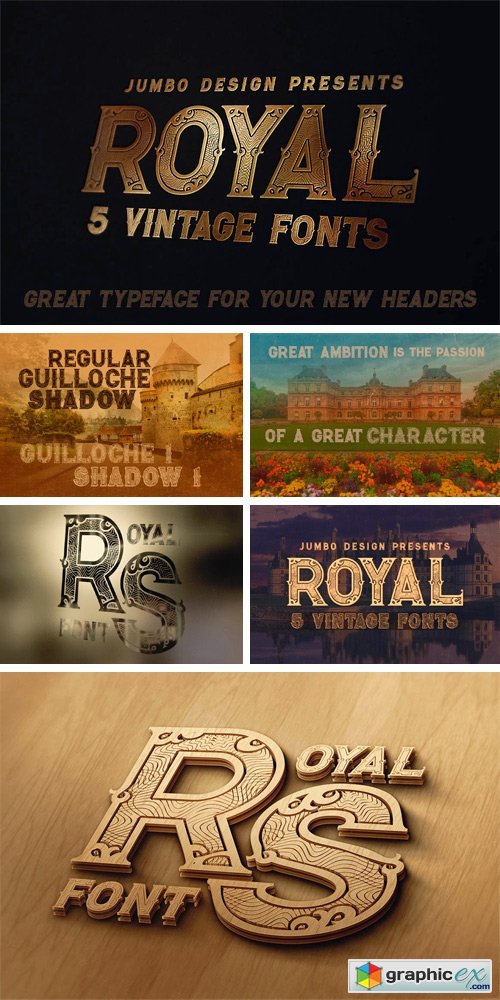 Royal - Vintage Style Font
