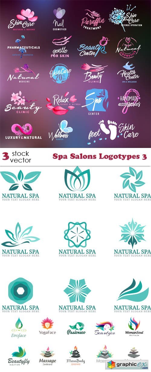 Spa Salons Logotypes 3