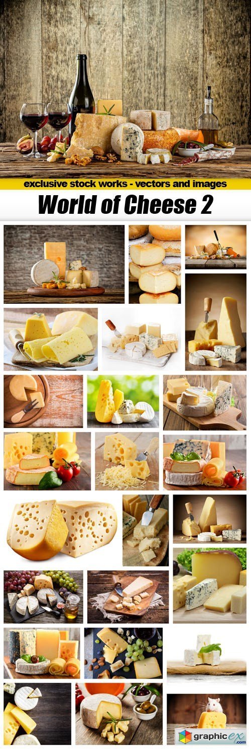 World of Cheese 2 - 25xUHQ JPEG