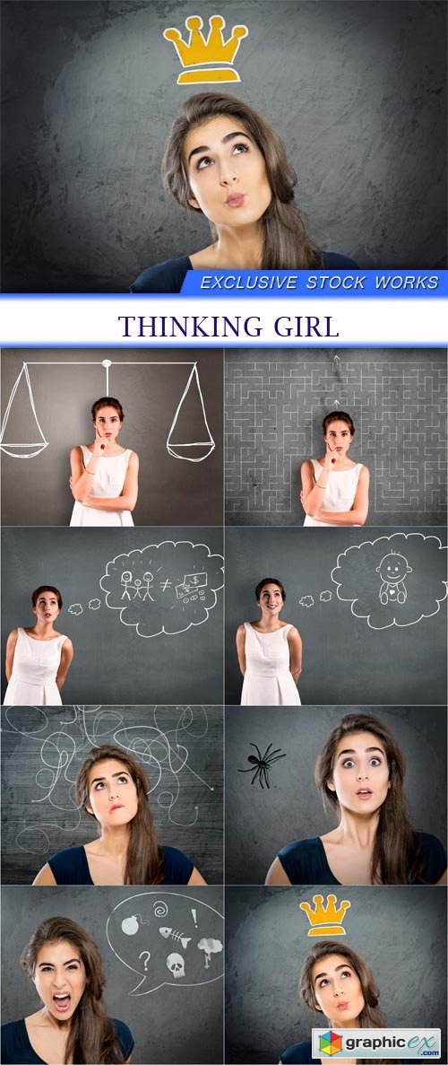 thinking girl 8X JPEG