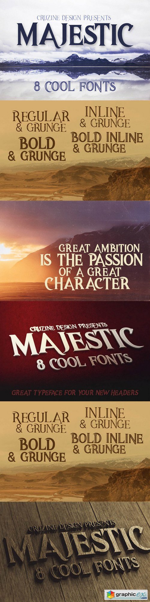 Majestic Typeface