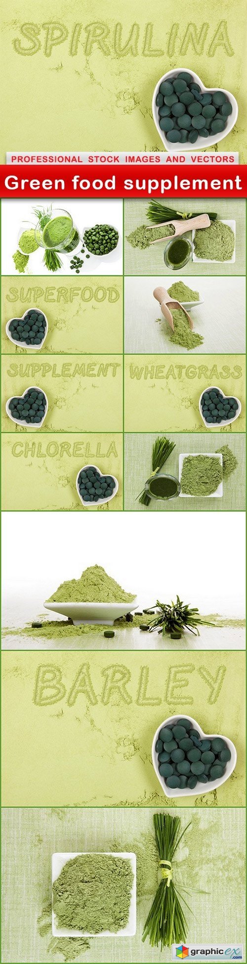 Green food supplement - 12 UHQ JPEG