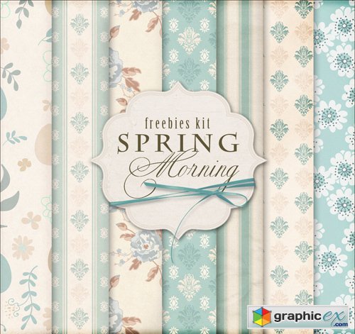 Ornamental Background Textures - Spring Morning