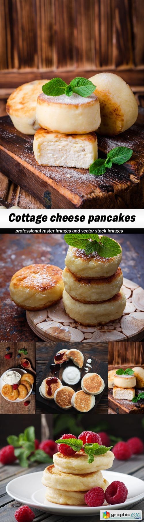 Cottage cheese pancakes - 5 UHQ JPEG