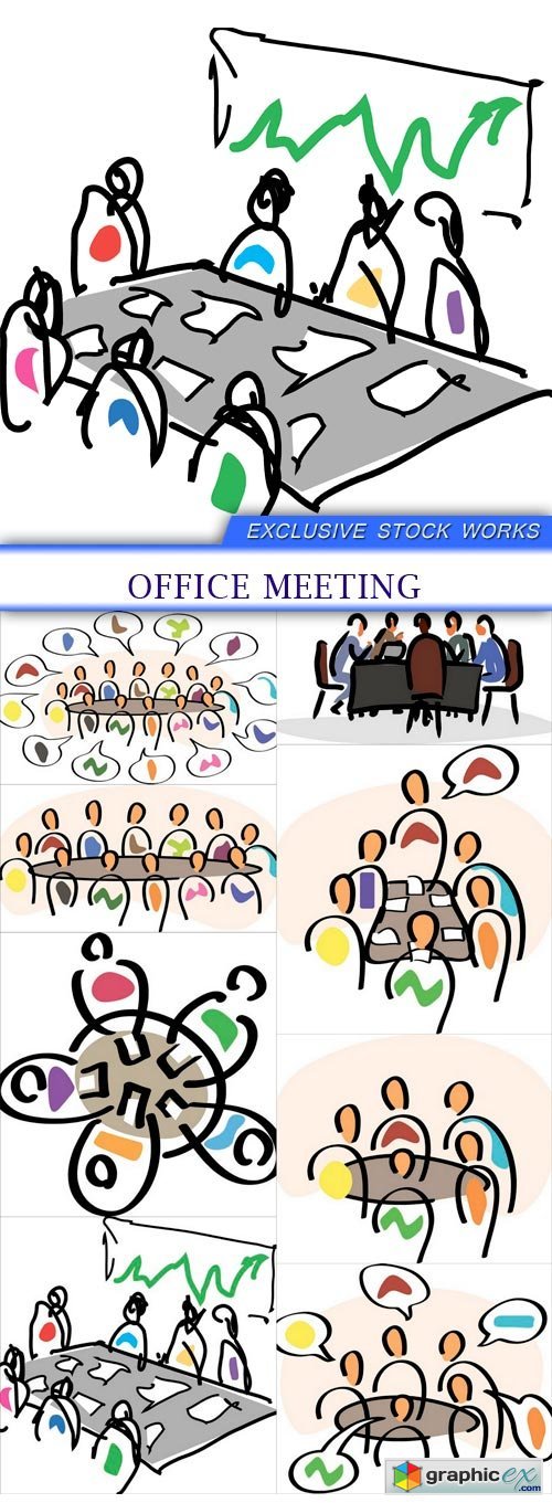 office meeting 8X SVG