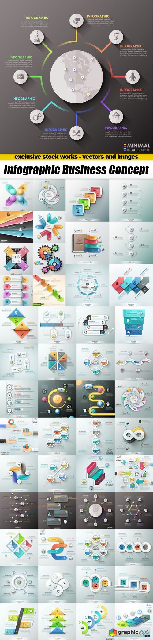 Infographic Business Concept - 50xEPS