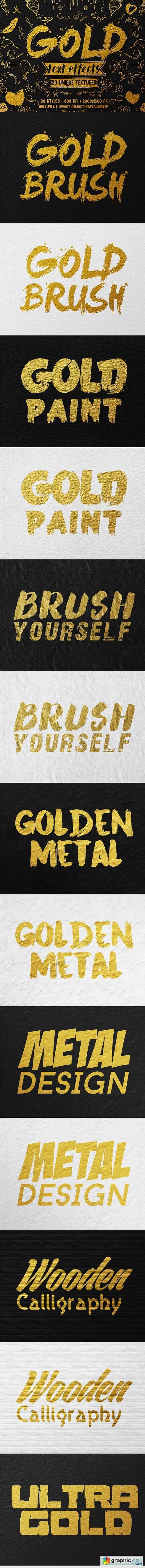 Gold Text Effects 17297785