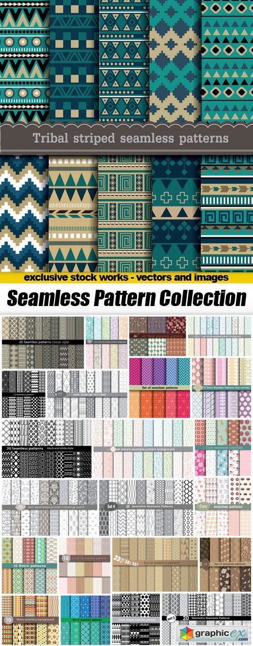 Seamless Pattern Collection - 57xEPS
