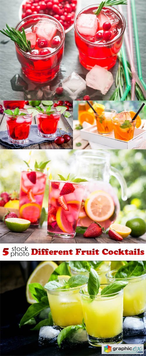 Photos - Different Fruit Cocktails