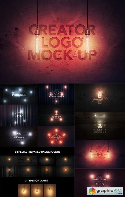 Creator Logo Mock-up / Light Edition