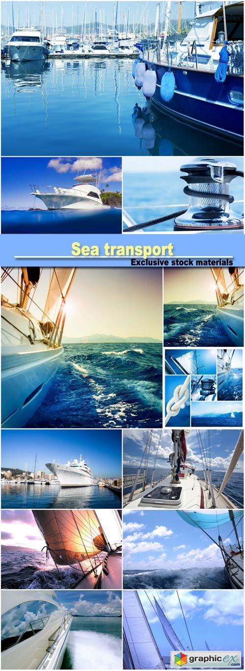 Sea transport, ships and yachts