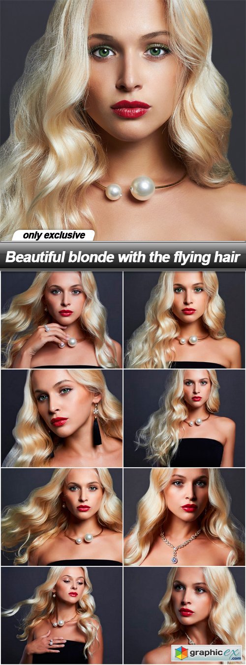 Beautiful blonde with the flying hair - 9 UHQ JPEG