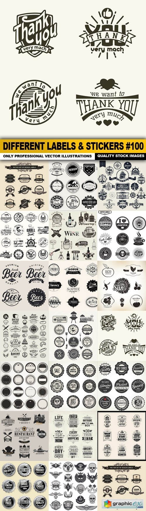 Different Labels & Stickers #100