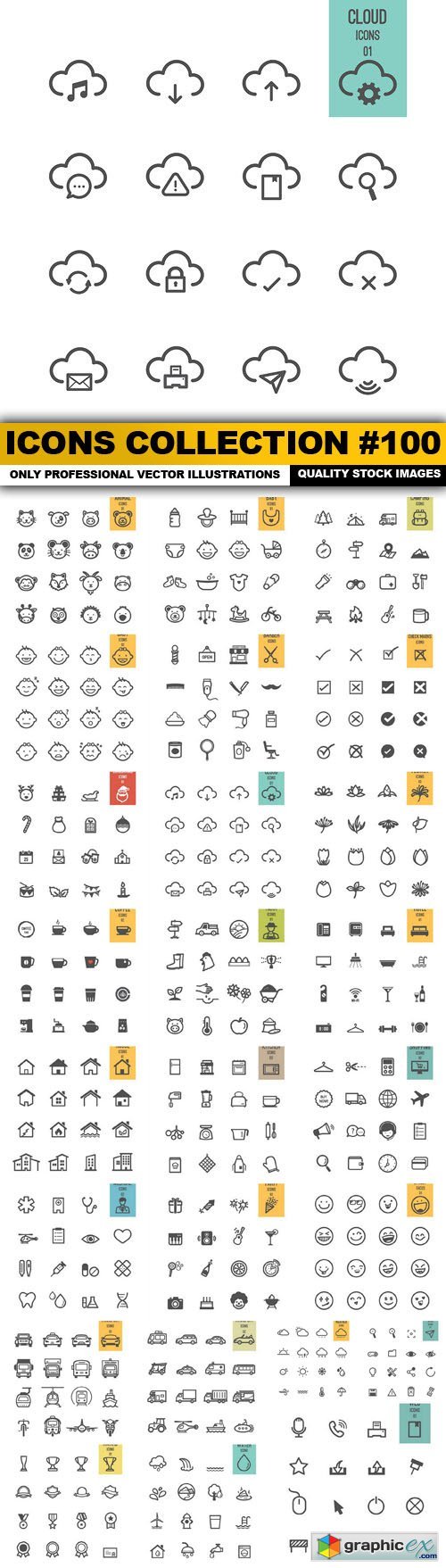 Icons Collection #100 - 25 Vector