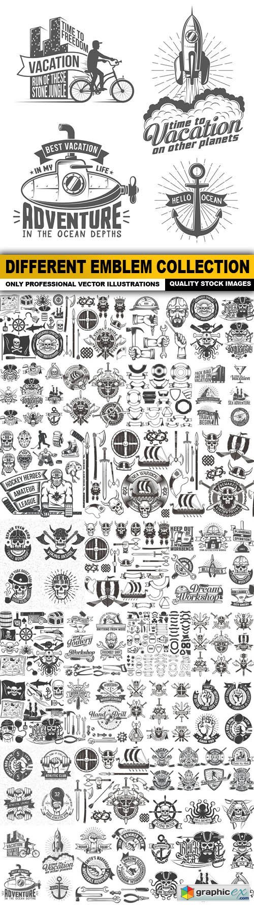 Different Emblem Collection - 34 Vector