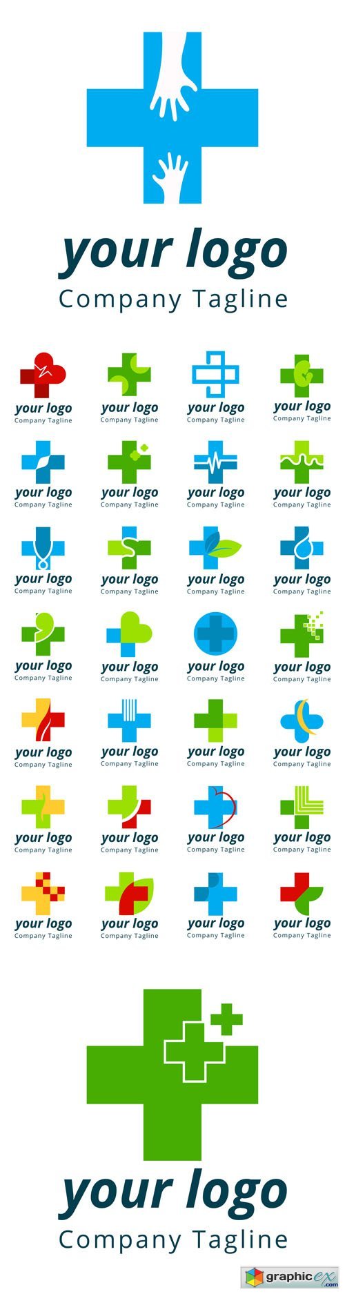 Modern Medical Logos