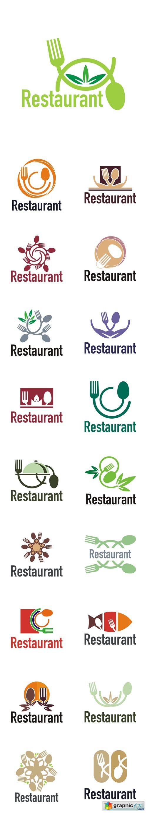 Restaurant Logo Cutlery Design