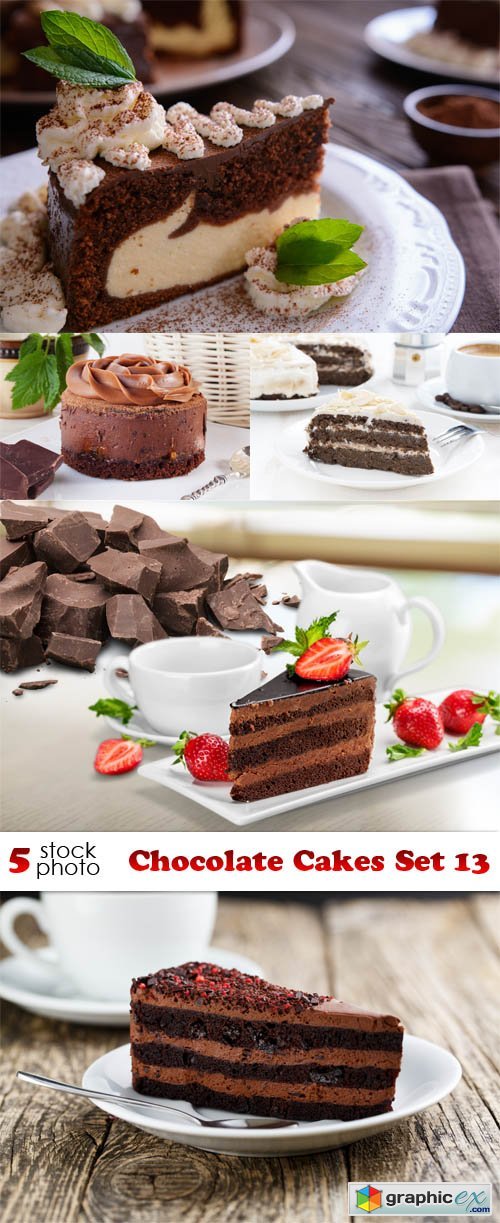 Chocolate Cakes Set 13