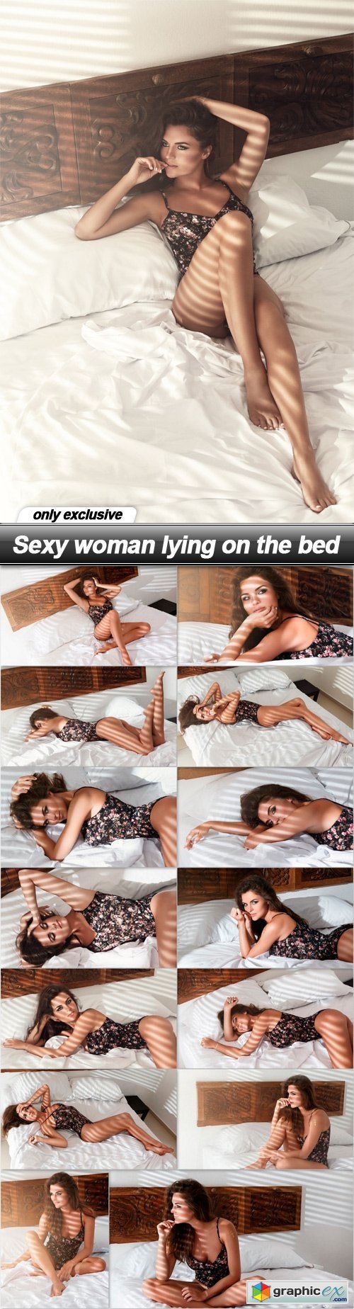 Sexy woman lying on the bed - 15 UHQ JPEG