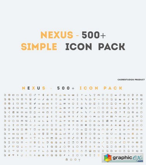 NEXUS - 500+ Pixel-Perfect Icon