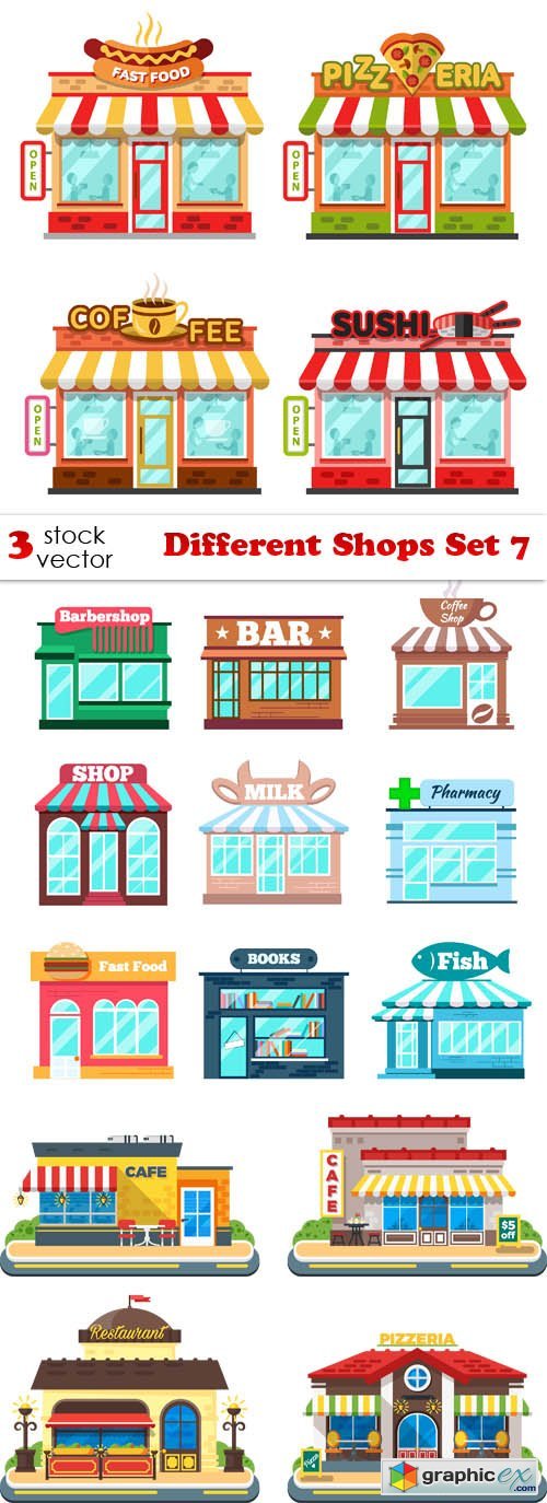 Different Shops Set 7