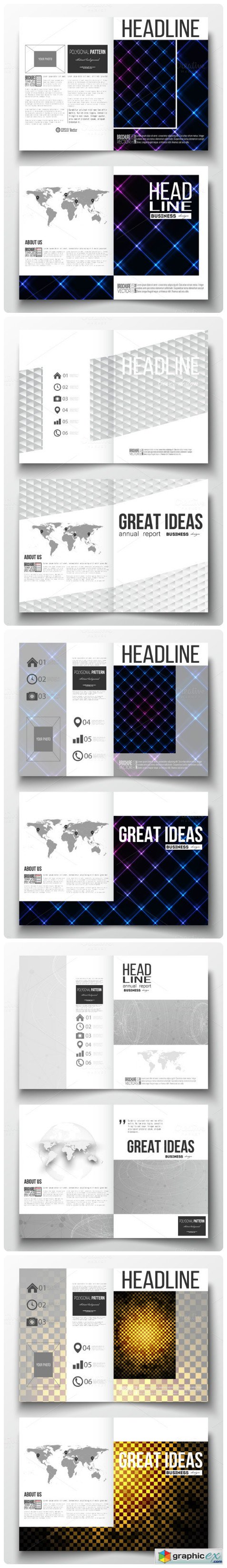 Bundle of 50 brochure templates