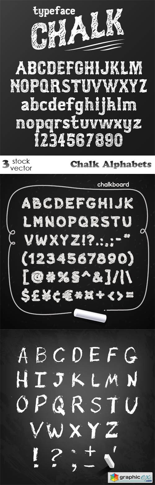 Chalk Alphabets