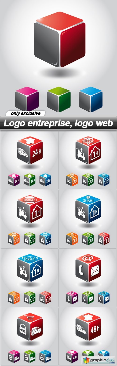 Logo entreprise, logo web - 9 EPS