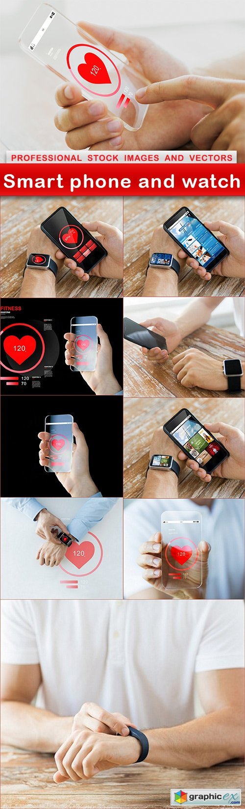 Smart phone and watch - 10 UHQ JPEG